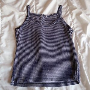 Pacsun Outlet blue and white striped tank top